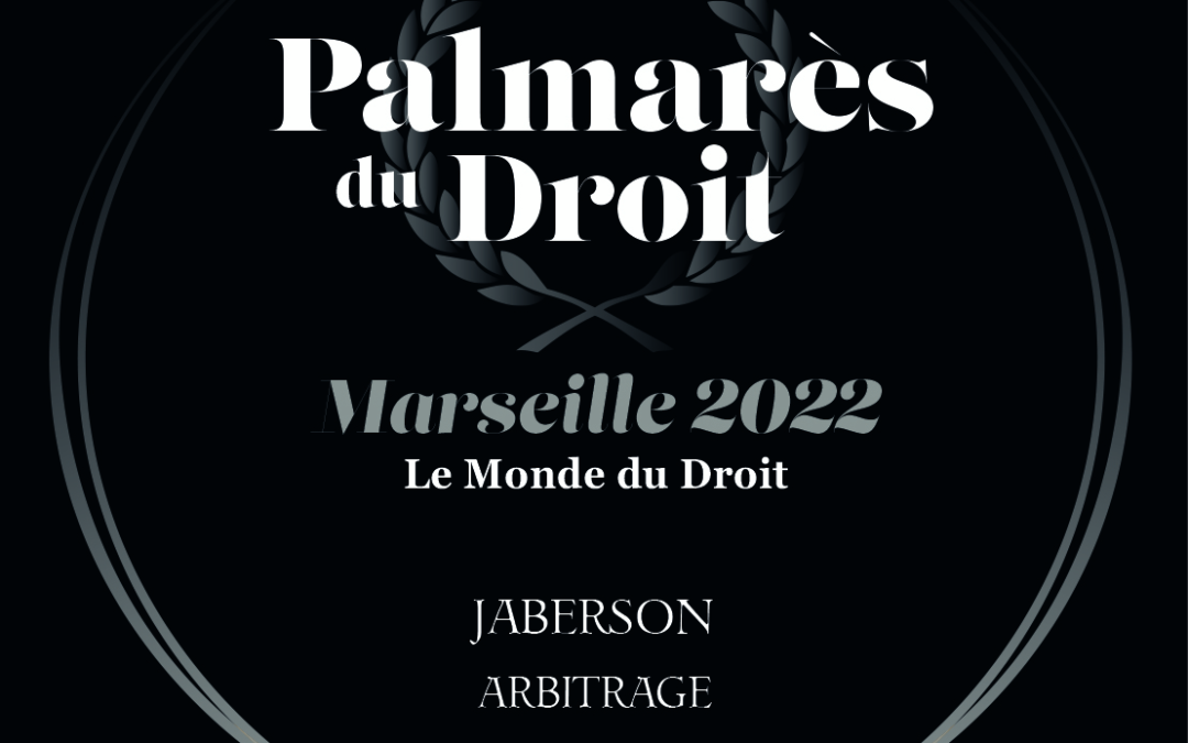 Palmarès du Droit 2022 – Arbitrage