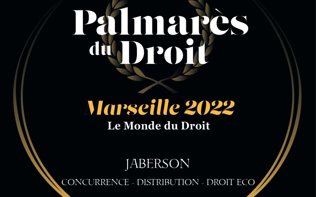 Palmarès du Droit 2022 – Concurrence – Distribution – Droit économique