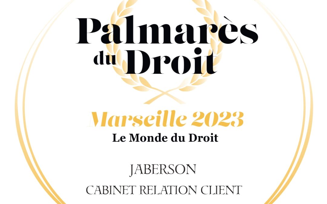 Palmarès du Droit 2023 – Cabinet Relation Client